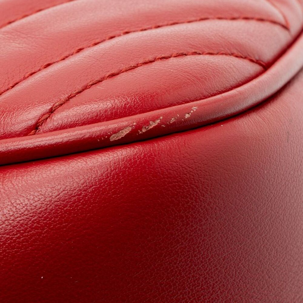Gucci Matelasse Leather GG Marmont Small Camera Bag - Picture 13 of 14
